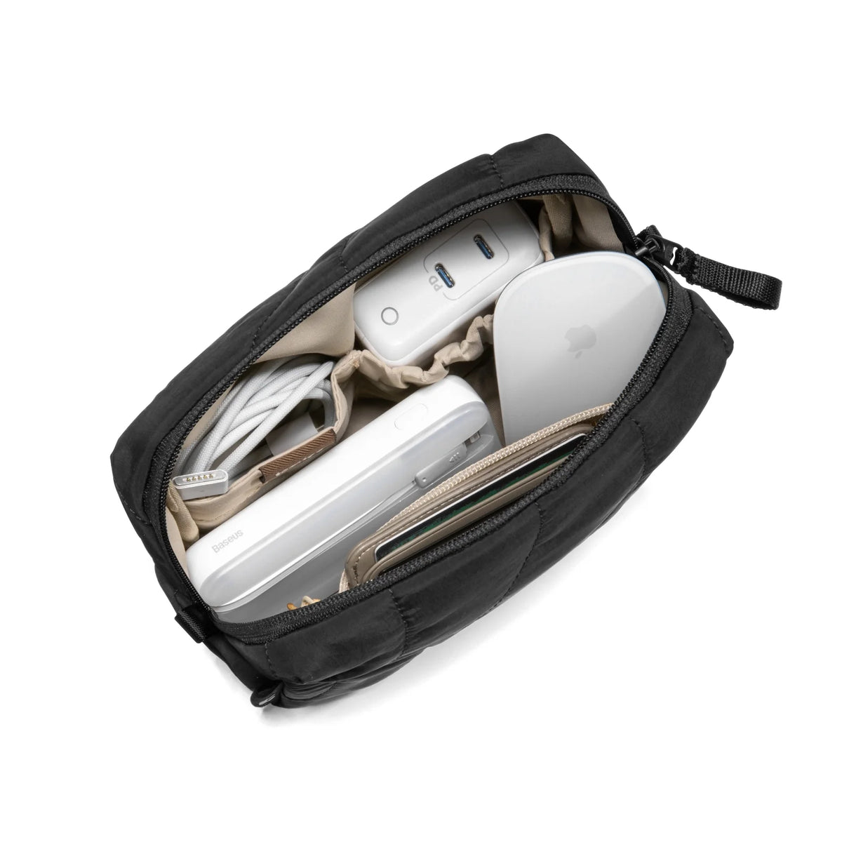 A27P1D1 Terra Accessories Organiser Pouch Lavascape inner view