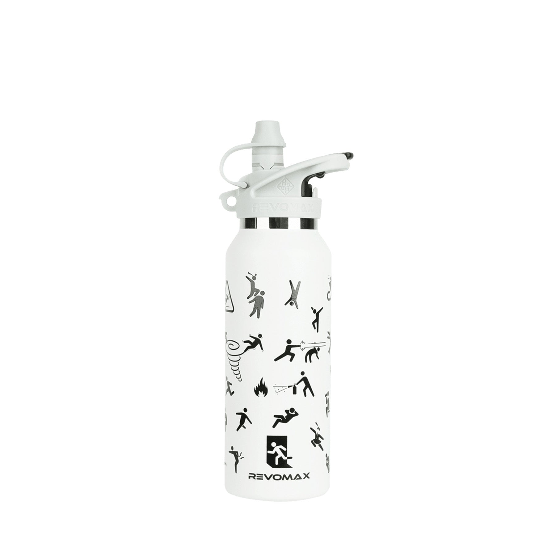 Revomax Fire Extinguisher Straw Insulated Flask (355ml)