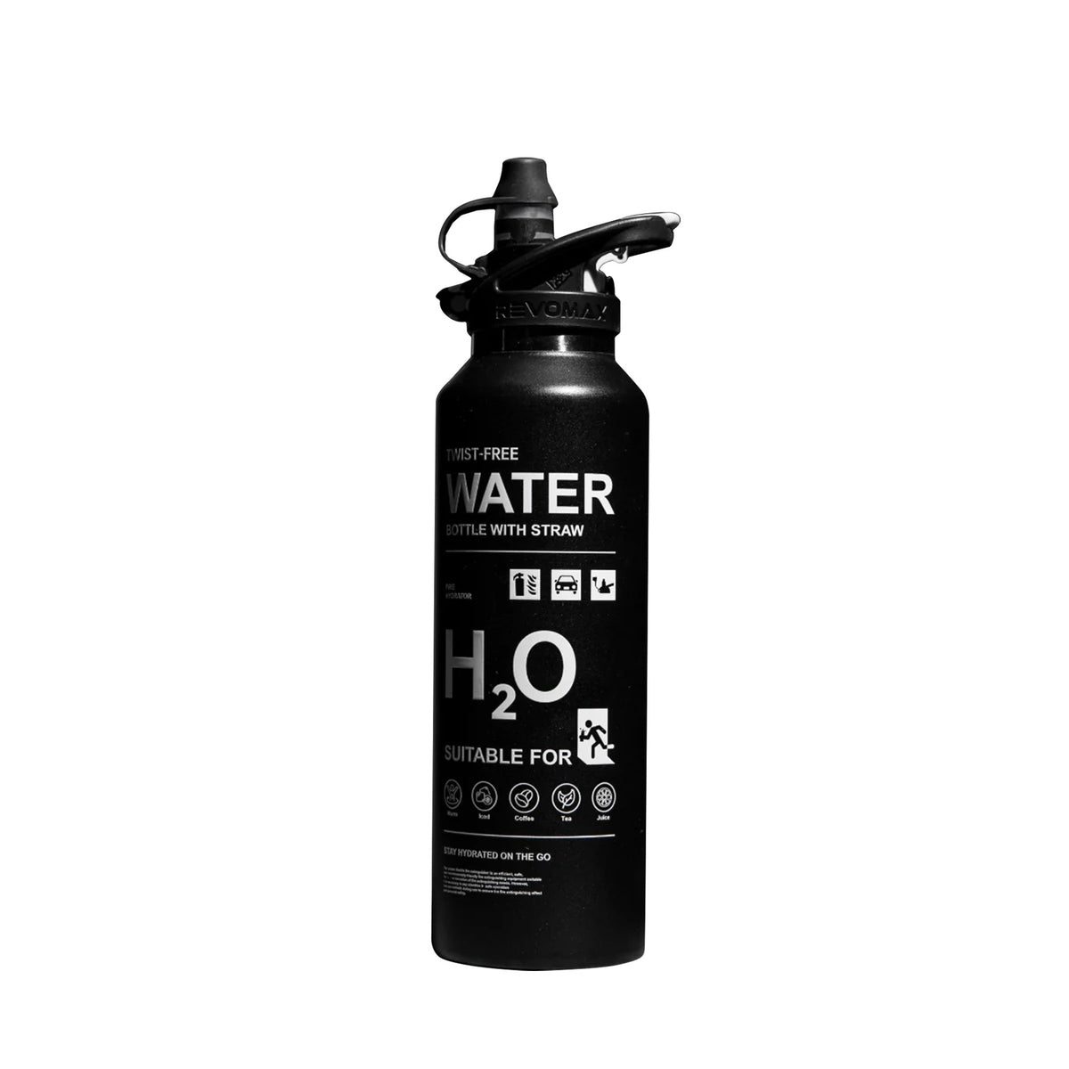 Revomax Fire Extinguisher Straw Insulated Flask (592ml)