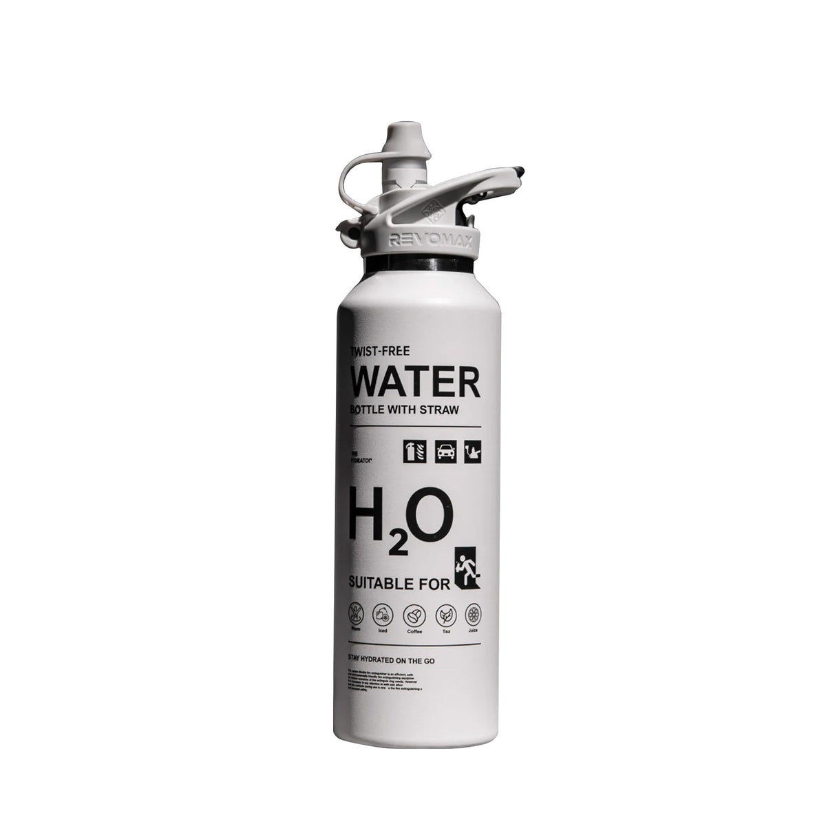 Revomax Fire Extinguisher Straw Insulated Flask (592ml)