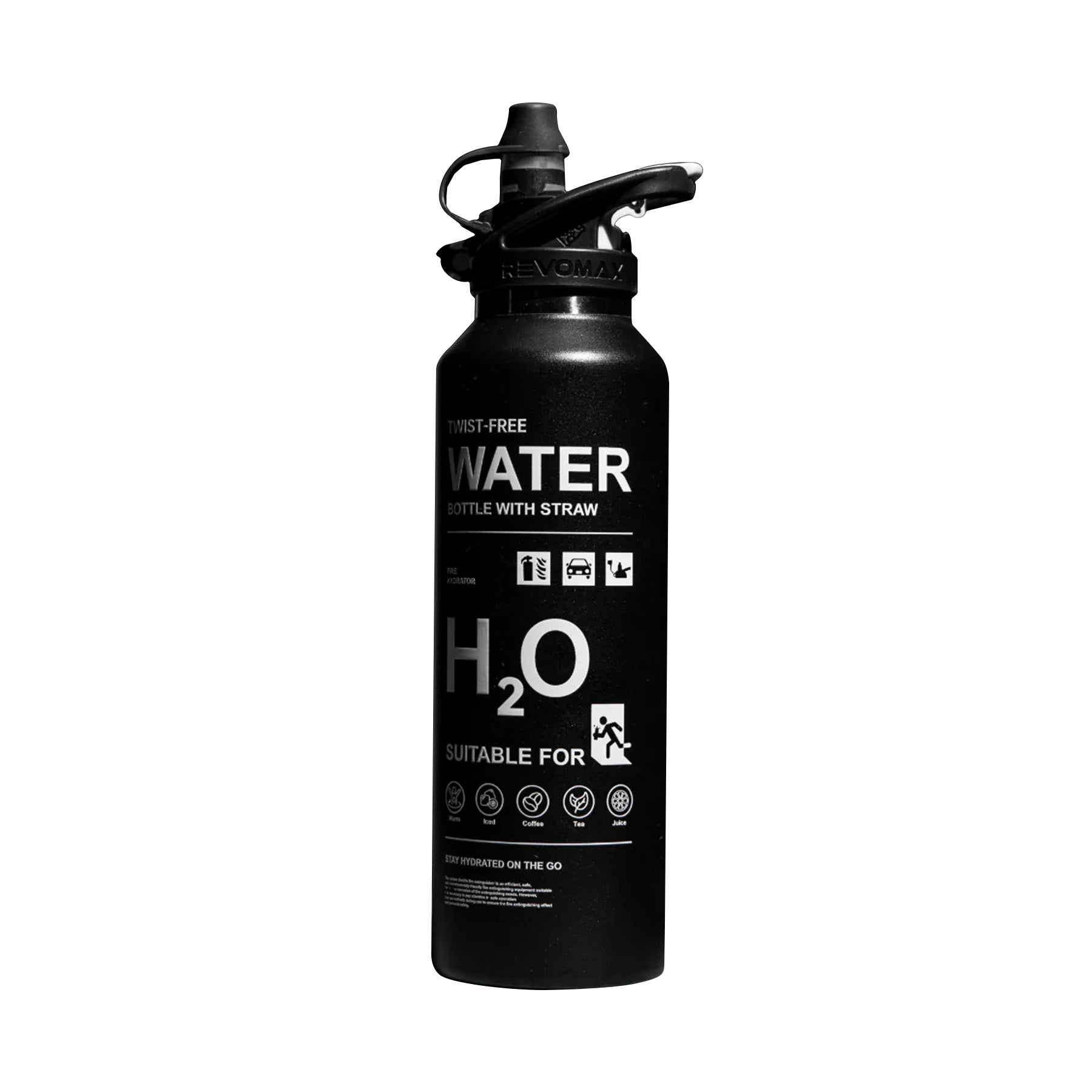 Revomax Fire Extinguisher Straw Insulated Flask (950ml)