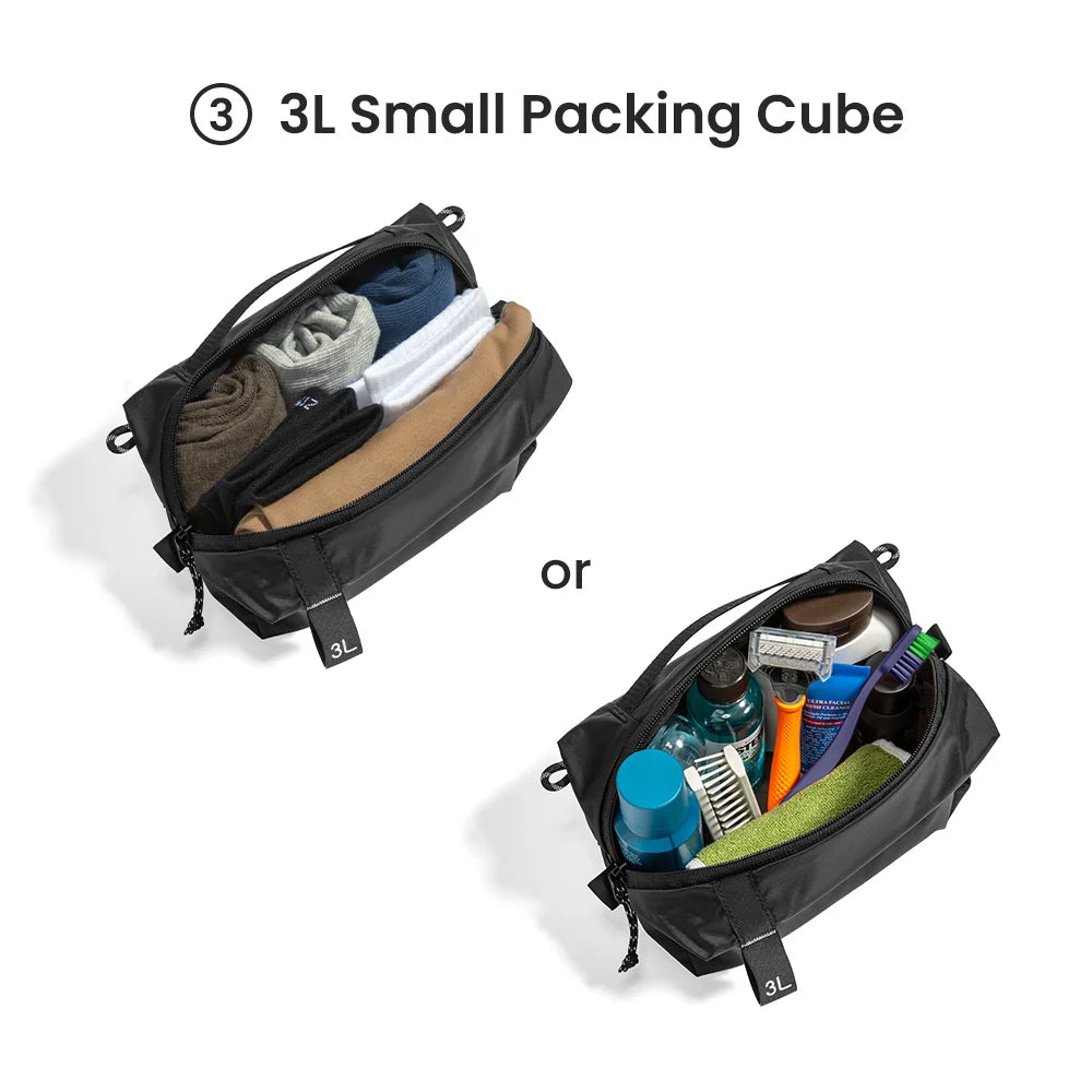 Packing Cube Set (3L + 8L + 10L-15L Expandable) - T02