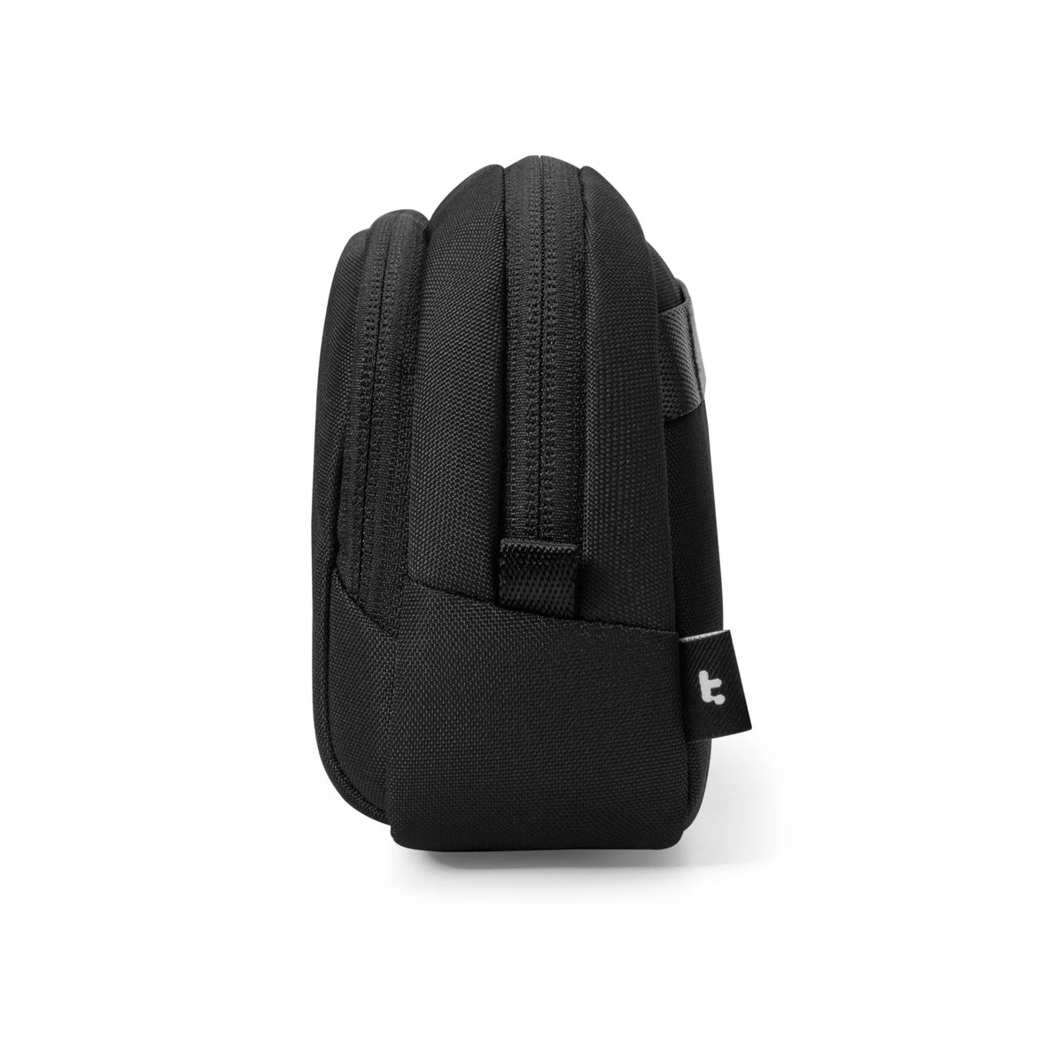 Black organiser T12M1 tomtoc pouch on a white background