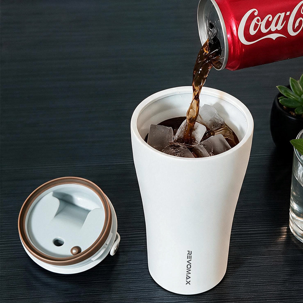 Revomax Ceramic Vacuum Insulated Coffee Mug (473ml)
