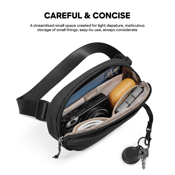 T32 Women Sling Bag Daily Crossbody Bag Fashion Belt Bag Waist Bag with RFID Blocking