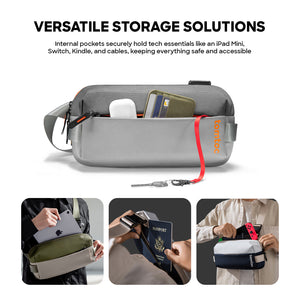 T21S Water Repellent Crossbody Travel Sling Bag