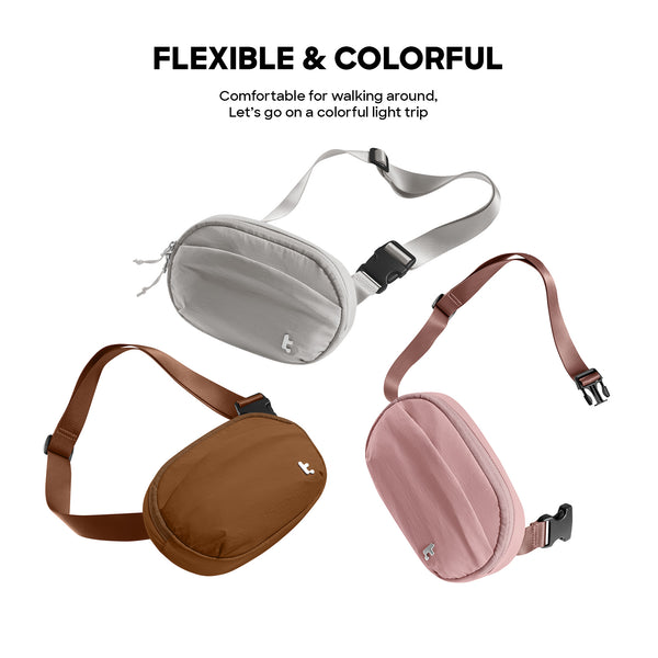 T32 Women Sling Bag Daily Crossbody Bag Fashion Belt Bag Waist Bag with RFID Blocking