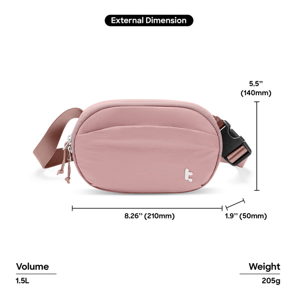 T32 Women Sling Bag Daily Crossbody Bag Fashion Belt Bag Waist Bag with RFID Blocking
