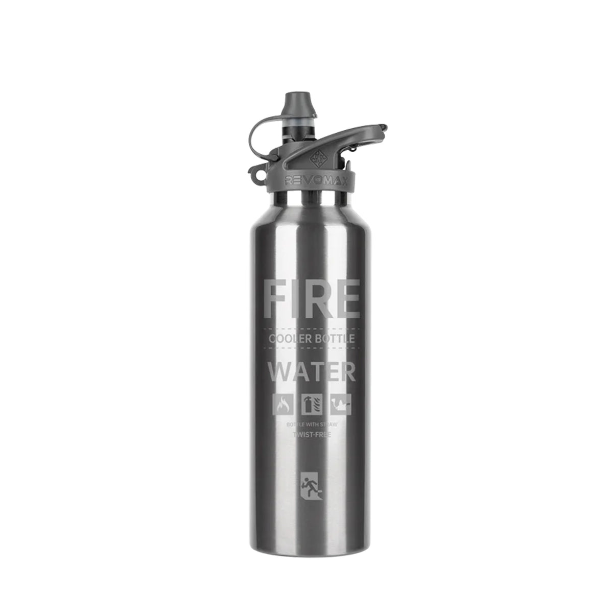 Revomax Fire Extinguisher Straw Insulated Flask (592ml)