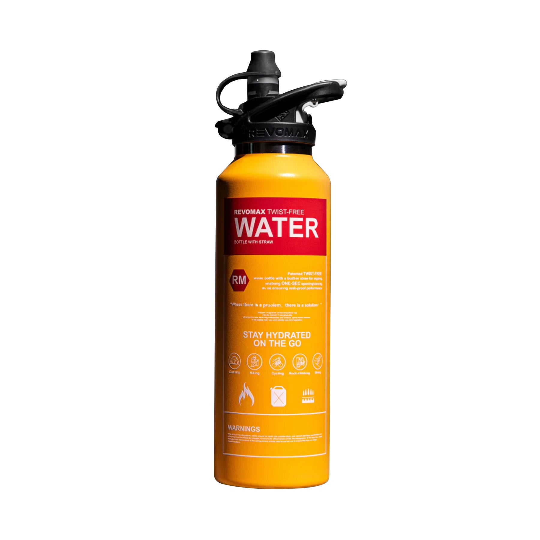 Revomax Fire Extinguisher Straw Insulated Flask (950ml)