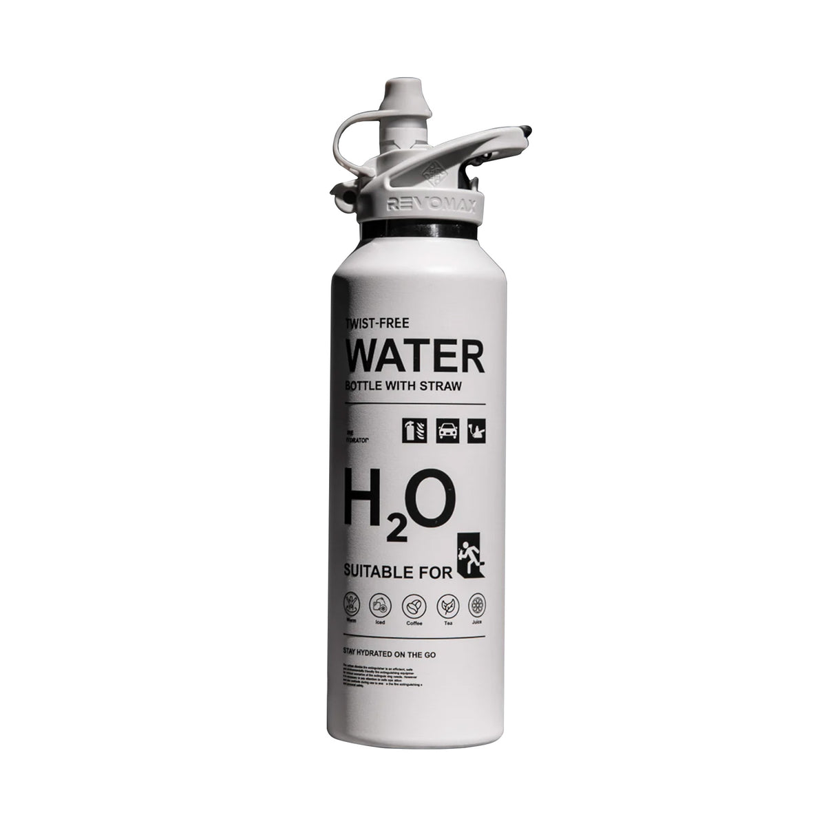 Revomax Fire Extinguisher Straw Insulated Flask (950ml)