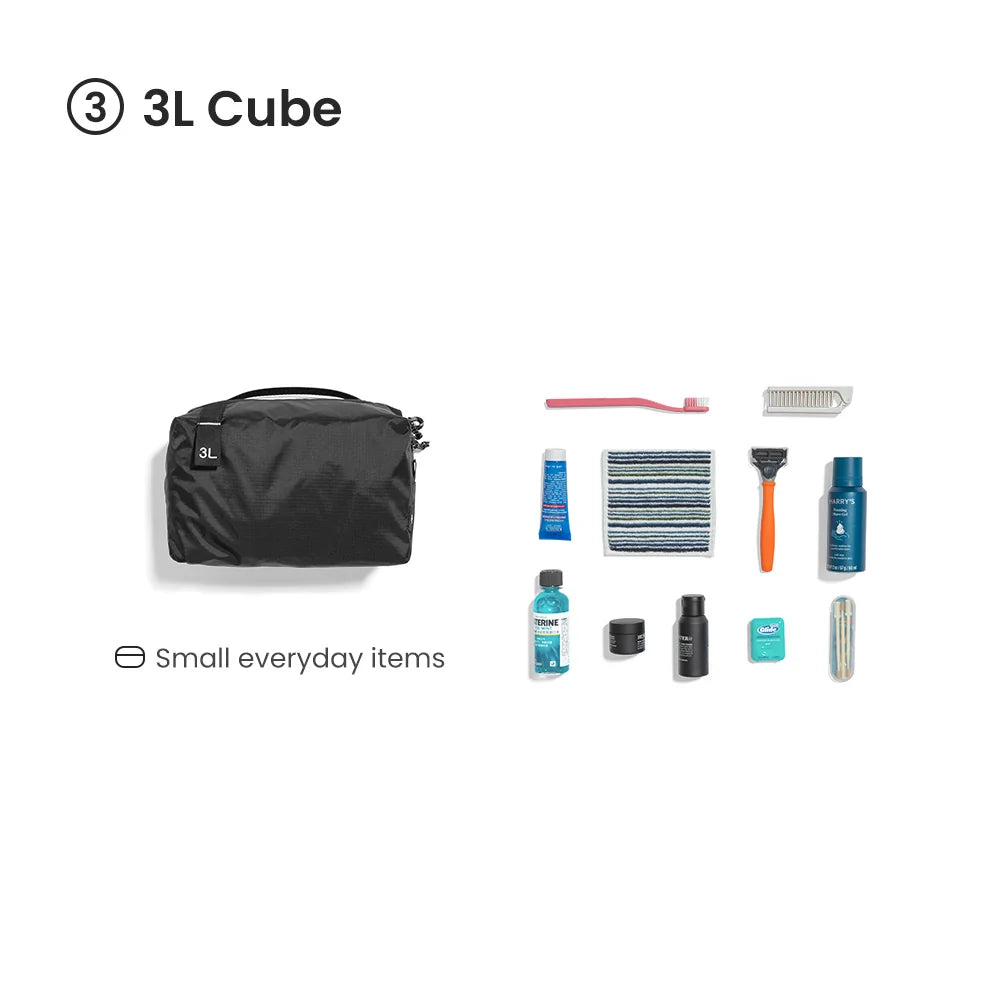 Packing Cube Set (3L + 8L + 10L-15L Expandable) - T02