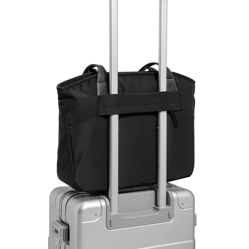 tomtoc Versatile Laptop Tote Bag Small designed for comfort, the widened shoulder straps reduce strain during extended wear.
