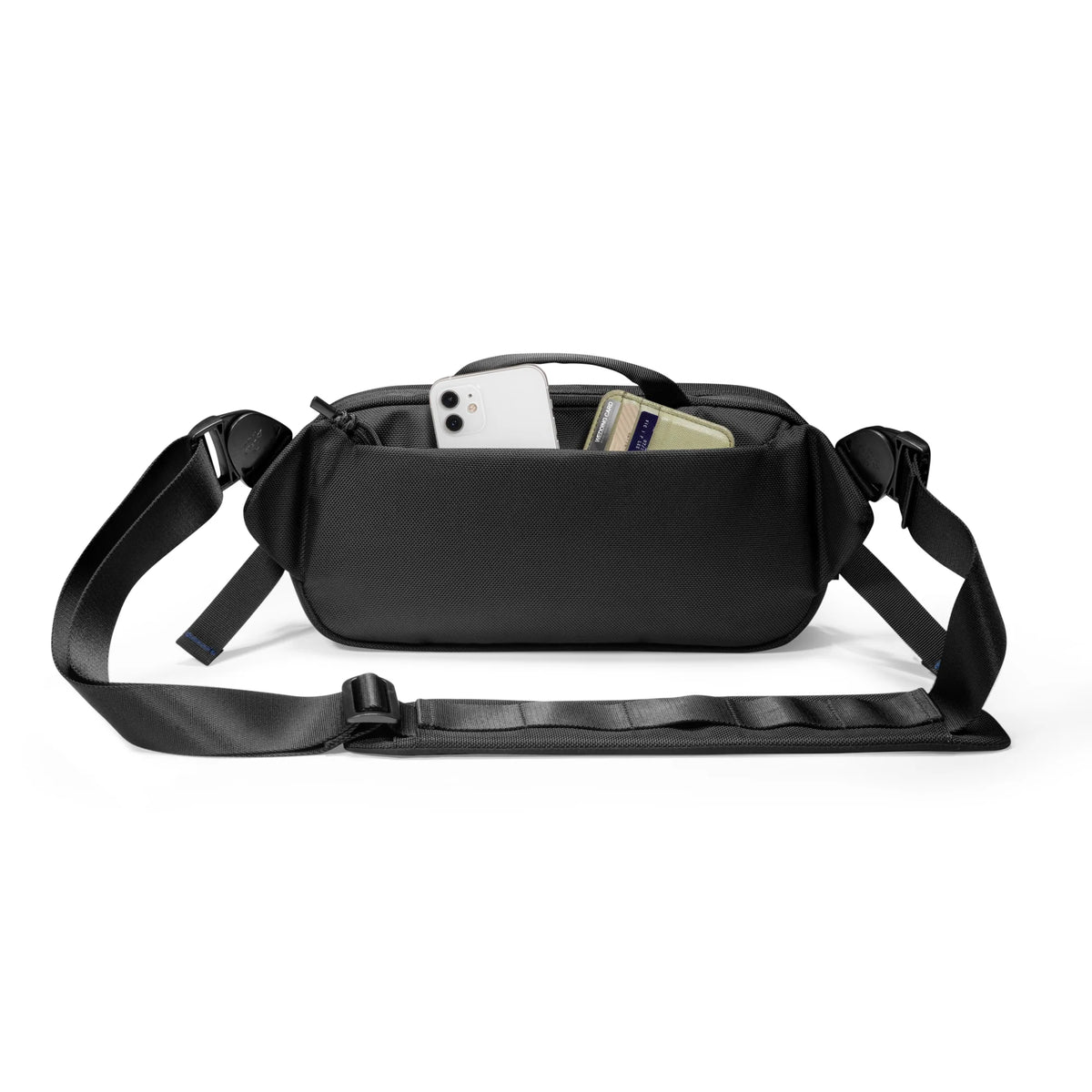 tomtoc Wander Daily Sling Bag (5.5L) - T26 in black showing back pocket