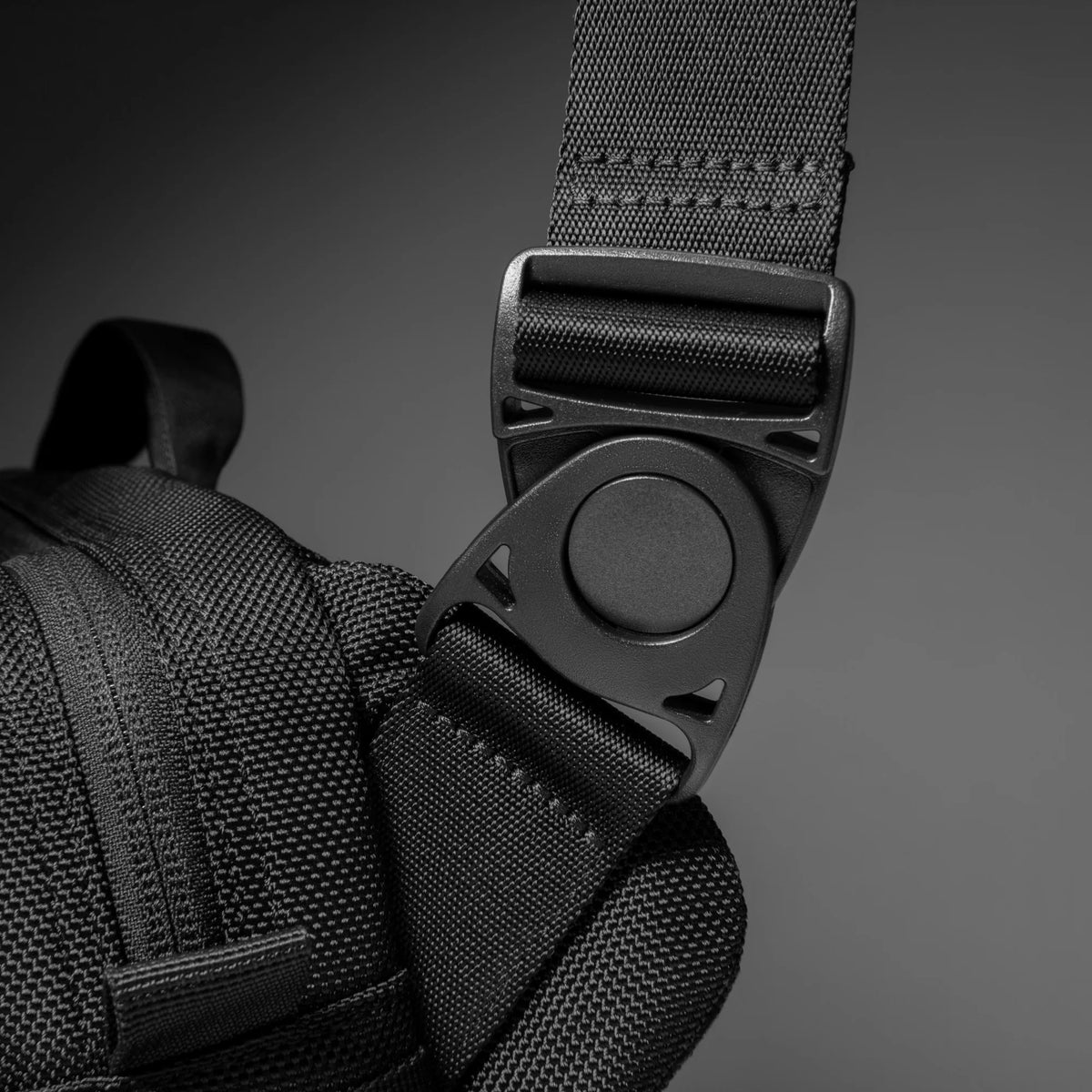 tomtoc Wander Daily Sling Bag (5.5L) - T26 in black detail view