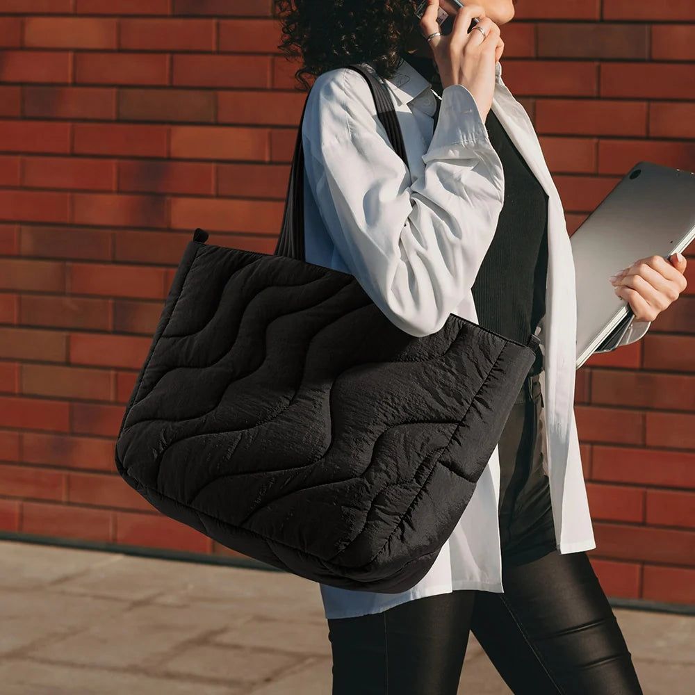 Terra Puffy Laptop Tote Large (17.5L) - T38L1D1  lifestyle