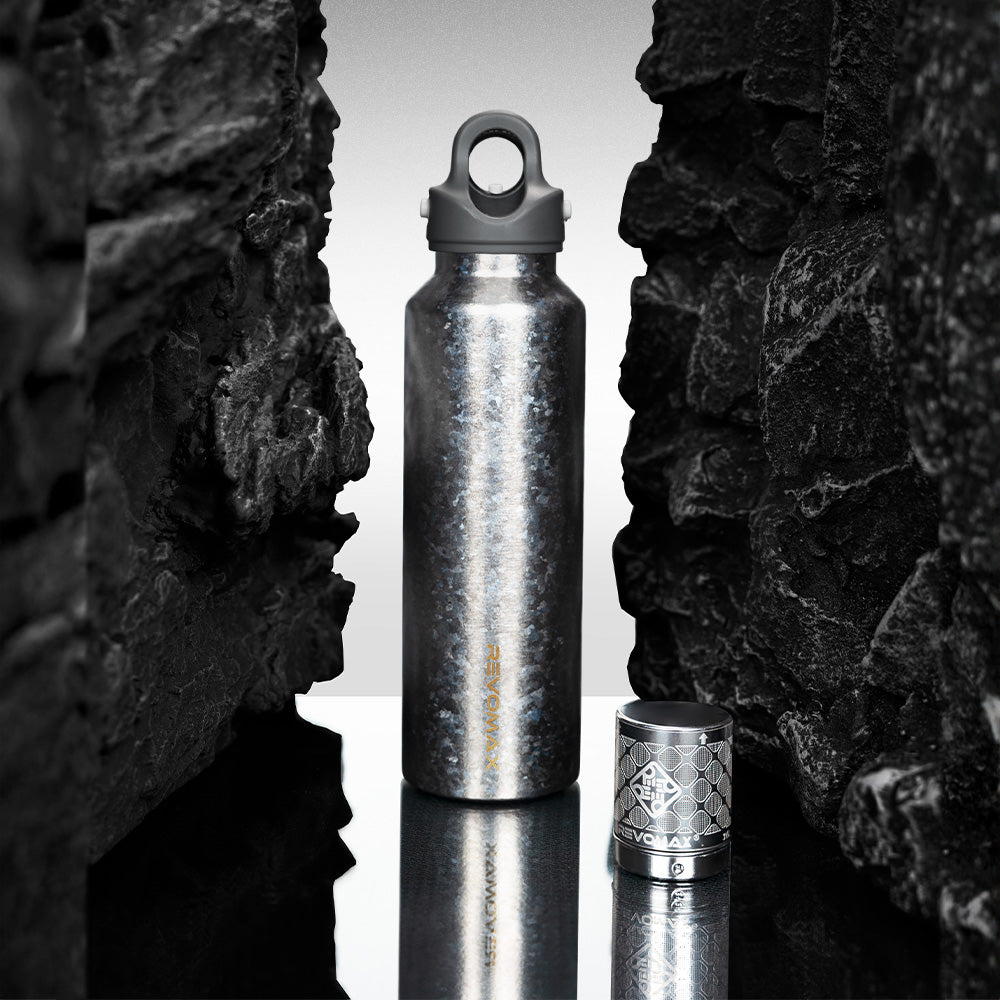 Revomax Titanium Vacuum Insulated Flask with Tea Chamber (592ml)