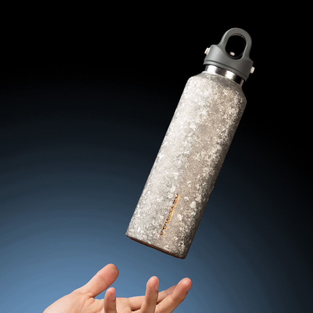 Revomax Titanium Vacuum Insulated Flask with Tea Chamber (592ml)